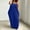 Blue, variant on Plus Size Maxi Dress for Women V-Neck Spaghetti Strap Loose Fit Dress Comfy Soft Summer Casual Lounge Dresses, 2026 New Limited-time Off