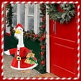 thumbnail image 5 of AZXY Christmas Porch Goose Outfits, Porch Goose Clothes, 23 Inch Cement Goose Costume Set for Cement & Plastic Porch Goose Statue, Duck Statue Outfit for Outdoor Garden Christmas Patio Statue Decor, 5 of 9