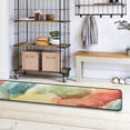 thumbnail image 7 of Kitchen Rugs and Mats Non-Skid Washable Runner Rugs Rainbow Marble Ink Abstract Fluid Art Long 72x24 inch for Floor Cushioned Hallway Entryway Indoor 2x6, 7 of 7