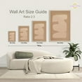 thumbnail image 5 of Eastern Print Poster Beige Abstract Minimalist Wall Art Mid Century Modern Print, Size 24x36 UNFRAMED, 5 of 5