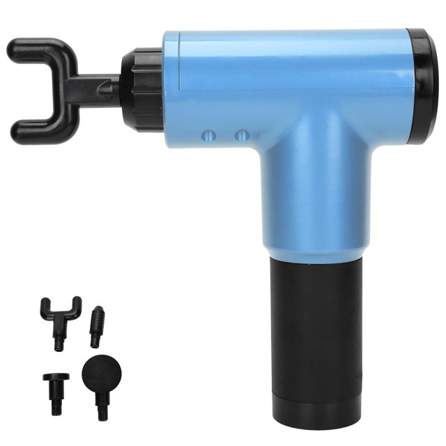 Dripping Silent Long-Lasting Battery Plasticity Massage Gun, Hand Held Deep Massager, Massage Shop For Muscle Relaxation ANGGREK Azul