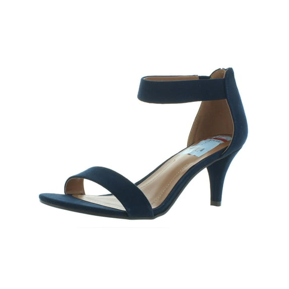 Style & Co. Womens Paycee Faux Suede Dress Sandals Navy 10 Medium (B,M)