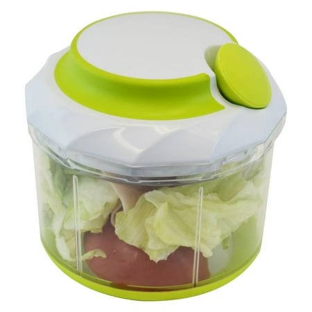 Food Chopper Attachment - Manual Handheld Food Chopper Vegetable & Meat, Large 4.5 Cups