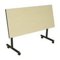 thumbnail image 3 of Regency Kobe 48 x 24 in. Flip-Top Training Nesting Table- Maple & 2 Knight Mesh Chairs, 3 of 6