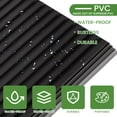 thumbnail image 6 of LooYee 24 Pcs 2ft x 4ft Drop Ceiling Tiles, 24"x48" PVC Glue Up Ceiling Panel Black, Waterproof PCV Panel, Cover 192 Sq. Ft, 6 of 8