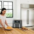 thumbnail image 2 of Ninja DZ201C, Foodi 6-in-1, 8-Qt. 2-Basket Air Fryer with DualZone Technology, Black, 1690W, 2 of 6
