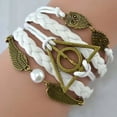 thumbnail image 5 of 2025 Pulsera de las Reliquias de la Muerte de Harry Potter, Snitch de Quidditch, Wing, Hedwig, Triángulo de la Muerte, Juguetes, Escuela de Magia, Regalo, Pulsera, 5 of 5