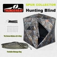 thumbnail image 3 of THUNDERBAY SPUR Collector 2-4 Person Hunting Blind, Portable Ground Blind with Silent Sliding Window, Portable Durable Hunting Tent for Deer & Turkey Hunting, 3 of 7