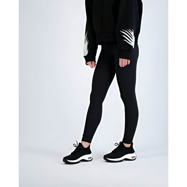 Cushionaire Women's Blaze Stretch Knit Slip On Lace Sneaker