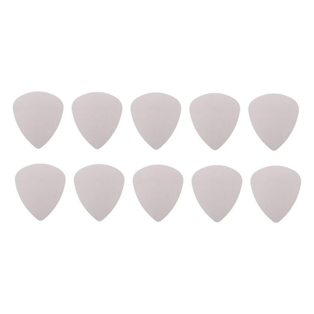 10 piezas de púas de guitarra de 0,3 mm, púa de material acero inoxidable para guitarra eléctrica, sonidos vibrantes y de larga duración