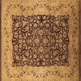 thumbnail image 1 of Ahgly Company Indoor Square Oriental Brown Industrial Area Rugs, 5' Square, 1 of 4