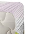 thumbnail image 3 of Ambesonne Colorful Fitted & Top Sheet Set with Sham, Frog on Water Lily Art, Multicolor, 3 of 4