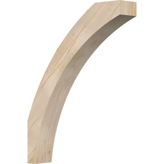 5 1/2"W x 28"D x 36"H Thorton Smooth Knee Brace, Douglas Fir