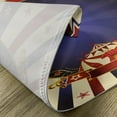 thumbnail image 5 of Ambesonne Vintage Place Mats Set of 4, Circus Poster Image, Standard Size, Pale Yellow Navy Blue, 5 of 6