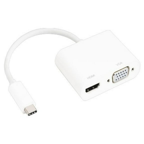 SANOXY Cables and Adapters; USB 3.1 Type C Male to HDMI (4K@30Hz) Female   VGA Female Adapter