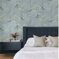 thumbnail image 5 of NextWall Arthouse Bird Garden Peel and Stick Wallpaper 20.5 in. W x 18 ft. L - Light Blue, 5 of 8