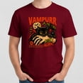 thumbnail image 4 of Vampurr Bites Again Halloween T-Shirt – Funny Vampire Cat Theme – Cat Lovers Gift, 4 of 6