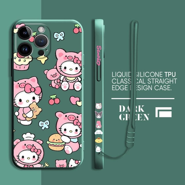 Coque de téléphone souple Hello K-kitty, étui mignon pour Apple iPhone 16Pro Max 13 14 Pro 12 15 11 11Pro 16 XS XR 15Plus 7 8 SE