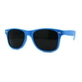 thumbnail image 1 of Classic Iconic Pop Color Horn Rim Sunglasses Blue Black, 1 of 4