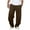 Coffee, variant on Mens Sweat Pants,Men's Casual Trousers Featuring Smart Pleated Design and Functional Side Pockets for Comfort and Relaxed Big Tall Fit Soft Everyday Wear - GY2