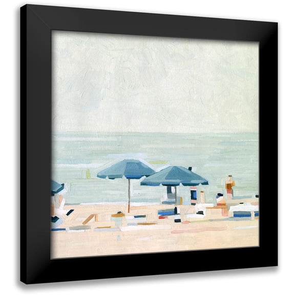 Scarvey, Emma 12x12 Black Modern Framed Museum Art Print Titled - If Its the Beaches I