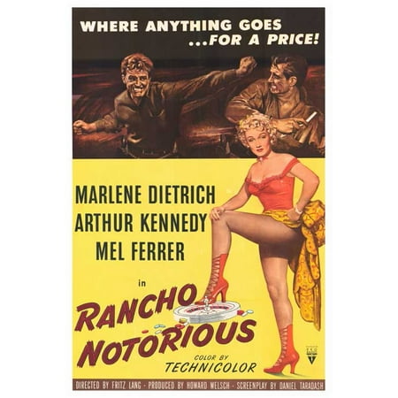 Rancho Notorious POSTER (27x40) (1952)