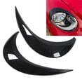 thumbnail image 4 of Headlamp Eyelid, Stylish Headlight Eyebrow Carbon Fiber Color Decorative  For Cars, 4 of 8