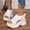 White, variant on Women's Sandals with foot arch pad - Summer Casual Open Toe Ankle Strap Beach Sandals