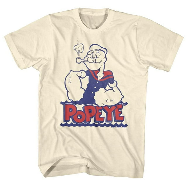 Popeye T-shirt à Manches Courtes pour Adulte Comics Wah