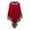 Red, variant on Elainilye Fashion Women's Fall Winter Scarf Classic Tassel Scarf Leisure Artificial Fur-Collar Warm Tassel Cape Scarf Gifts for Ladies,Brown