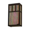 thumbnail image 2 of Meyda 168885 6.5 in. Hyde Park Double Bar Mission Wall Sconce, Oil Rubbed Bronze & Bai, 2 of 4
