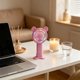 thumbnail image 5 of Handheld Fan Mini USB Rechargeable Small Fan Portable Outdoor Student Small Fan With Lighting Effects, 5 of 6