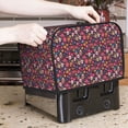 thumbnail image 7 of Honeii Apricot color Skull flower Print 2 slice Toaster Cover, Two Slice Toaster Dust-proof Cover For Kitchen Small Appliance and Fingerprint Protection, 7 of 7