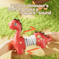 thumbnail image 4 of Green Stretchy Long Neck Dinosaur Toy - Collision Deformation & Impact-Resistant Stretching - For 3-12, Boys & Girls, Interactive Play, Gift For Birthdays, 4 of 4