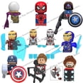 thumbnail image 2 of Mini figuras de acción de anime de Disney, bloques de montaje, regalos, KT1004, KT1016, KT1025, KT1026, KT1027, KT1028, KT1031, KT1038 qym unisex, 2 of 2