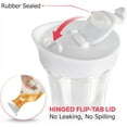 thumbnail image 3 of GUSTO Water Carafe with Flip Top Lid Plastic Pitcher Jug, 50 oz, 2-Pack, 3 of 7