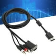 thumbnail image 3 of VGA Cable With Audio Converter VGA Cable Wear- High Shielding Fidelity Design  Transmission Signal Effect For Home LCD Monitor LDC TV Office, 3 of 8