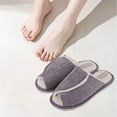 thumbnail image 2 of Mingws Shoes Womens Slide Slippers Anti-Skid Comfy Home Wear Shoes Slip-On Thermal Slippers, 2 of 6