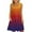Orange, variant on YunPes Girls Dress Summer Sleeveless Comfortable Casual Dress Gradient Print Children's Clothing with Pocket Vest Dress Jean Jumper Dress for Girls
