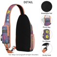 thumbnail image 4 of Kawaii Cute Axolotl Lovers Sling Backpack Featuring Adorable Fantasy Creature Design, Lightweight Crossbody Daypack with Adjustable Strap and Multiple Compartments for Travel, 4 of 6