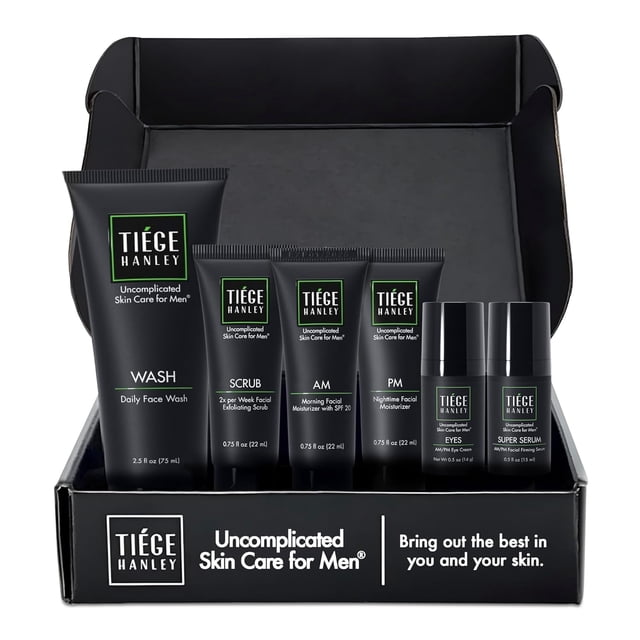 Set de cuidado de la piel Tiege Hanley de rutina antienvejecimiento para hombre Level 3
