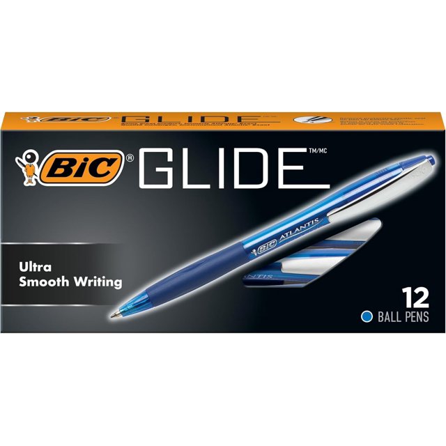 Bolígrafo retráctil Pen BIC Atlantis x12