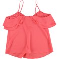 thumbnail image 2 of bar III Blusa de punto drapeado para mujer, rosa, pequeña, 2 of 2