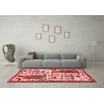 thumbnail image 3 of Ahgly Company Indoor Round Animal Red Traditional Area Rugs, 6' Round, 3 of 4