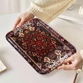 thumbnail image 2 of Serving Trays,  12.9 x 9.6 inch Rectangular Plastic Tray for Restaurant, Kitchen,Red, 2 of 6