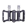 thumbnail image 1 of ZTTO 1 par de aleaciones de aleación Pedal plano Pedal de acero Axis 32 Puntos para bicicletas Pedales Ciclismo Reemplazo de Ciclo Accesorios Partes Suministros Negro Eigraketly OD002852-01B, 1 of 7