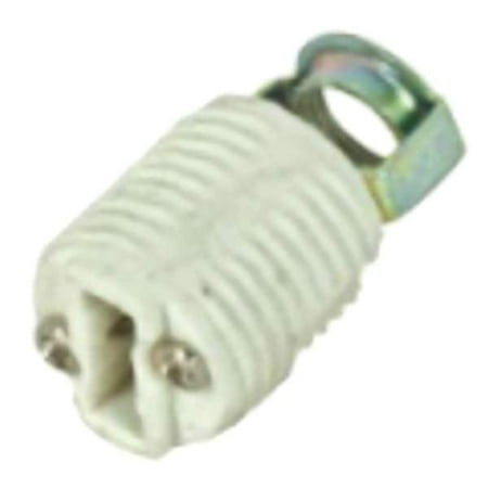 Socket Terminal - Satco 81582 - Porcelain Threaded G-9 Socket with Push-In Terminals (Porcelain Socket push in terminals 80/1582)