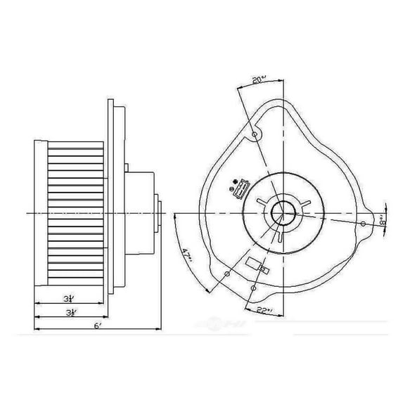 HVAC Blower Motor