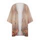 thumbnail image 3 of Puntoco Abrigo Cárdigan De Manga Abullonada Con Estampado Floral Para Mujer Blusa Suelta De Gasa Para Cubrir Blusas Informales Liquidación Puntoco Puntoco-1, 3 of 4