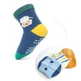 thumbnail image 4 of Fraobbg 12 Pack Baby Boys Non Slip Skid Crew Socks Toddlers Infant Cotton Grips Ankle Socks, 4 of 9